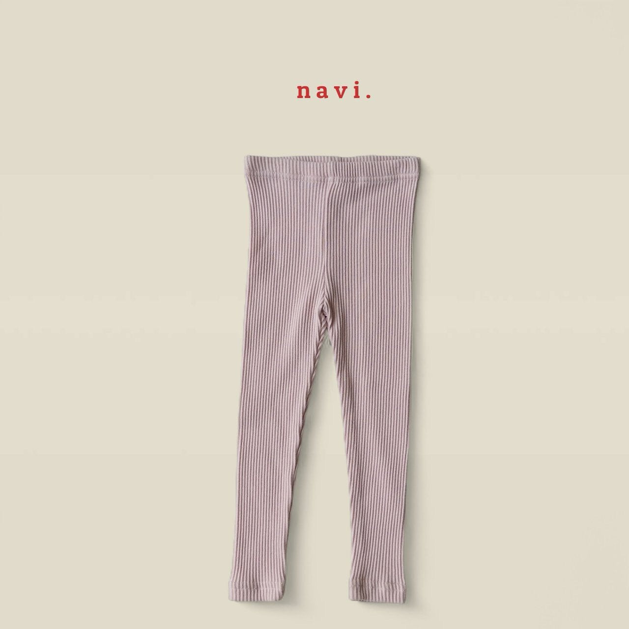 《予約》Ribbed Leggings / navi.
