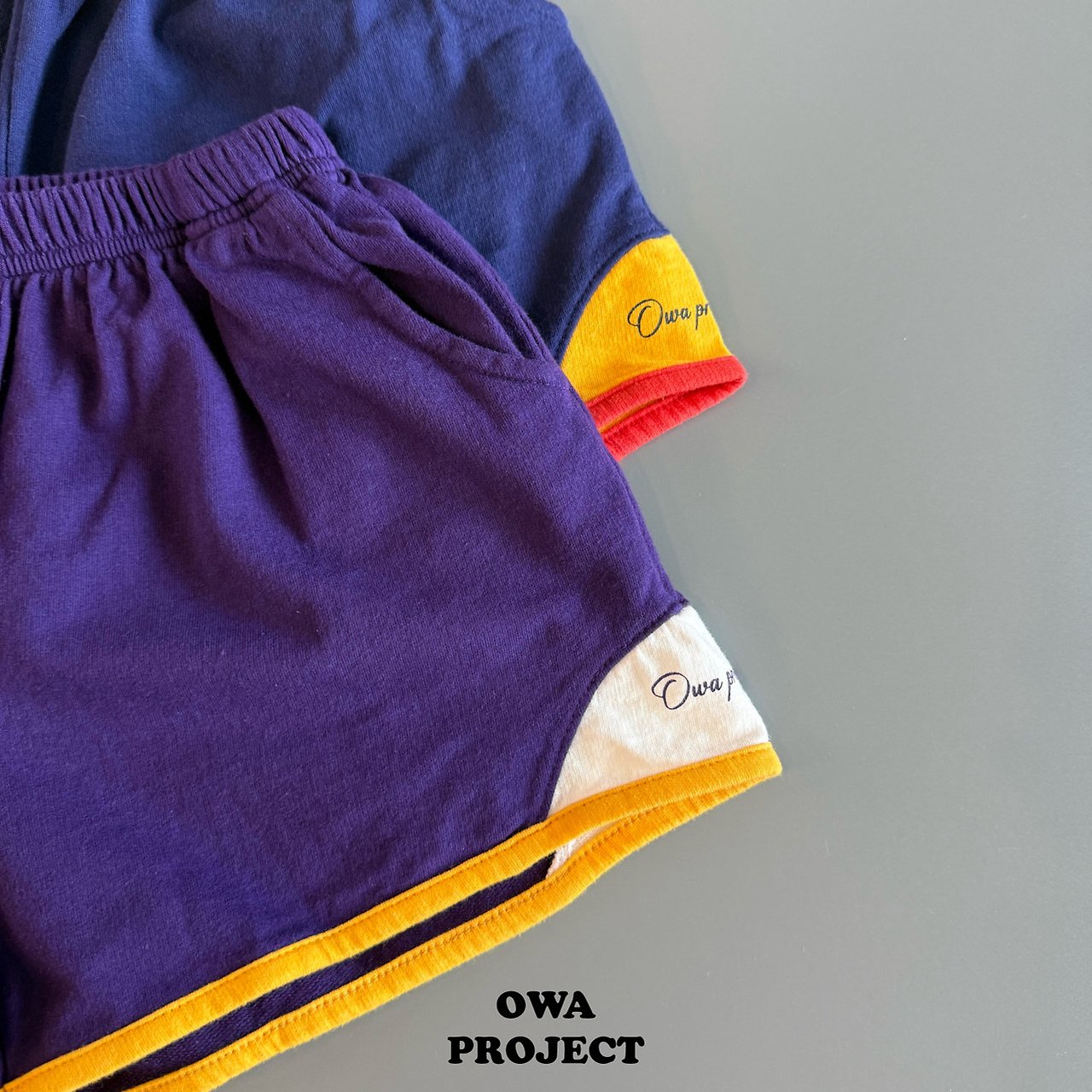 《予約》Bracket Color Block Pants / OWA PROJECT