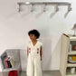 《予約》Embroidery Jump Suit / andbutter