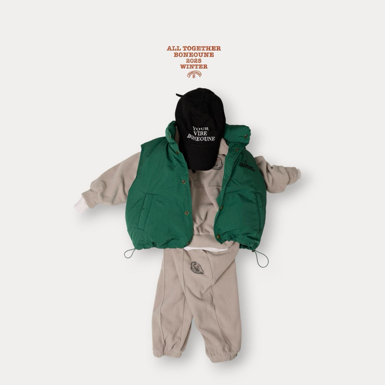 《予約》Vibe Fleece Zip-up / Boneoune