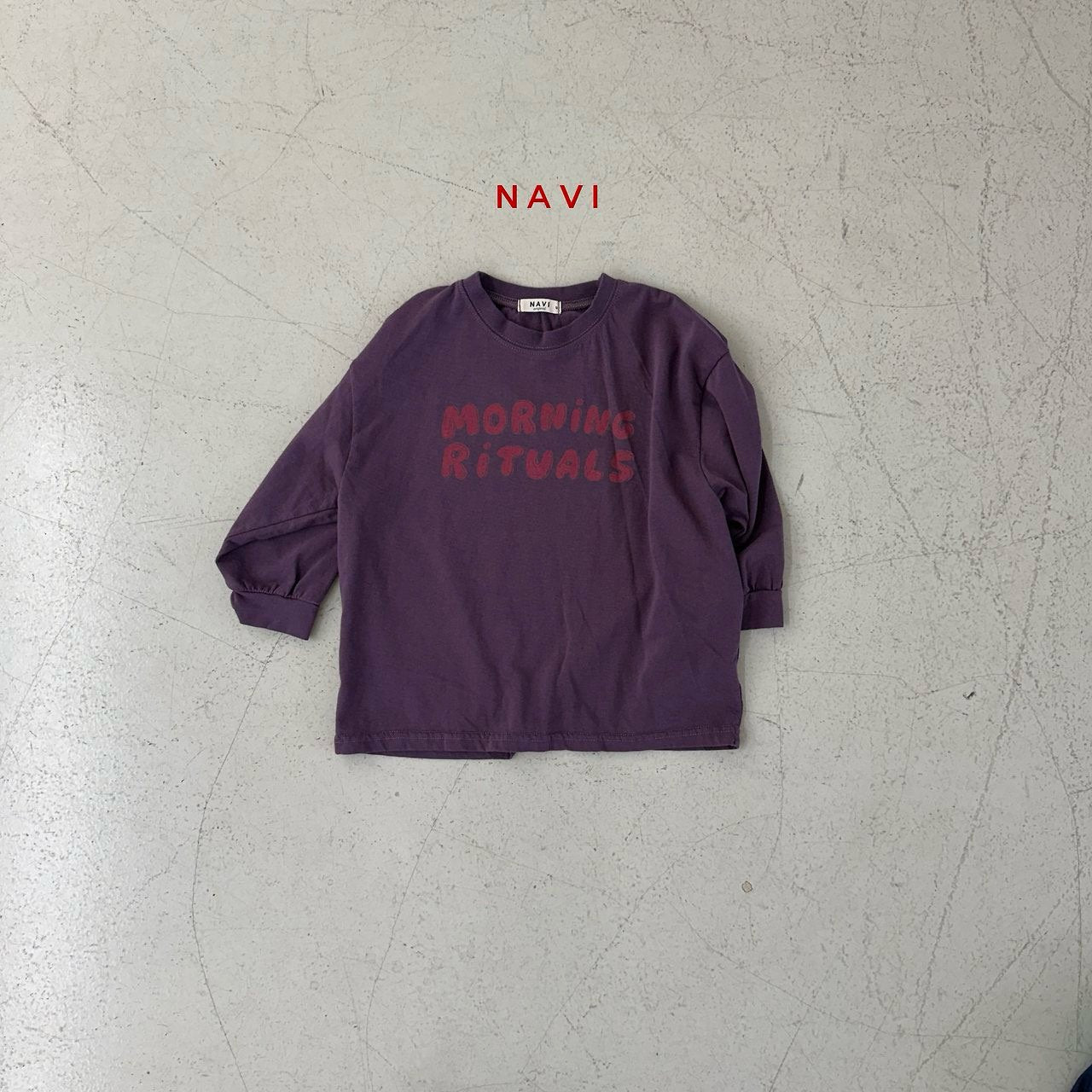 《予約》Routine Long Tee / navi.