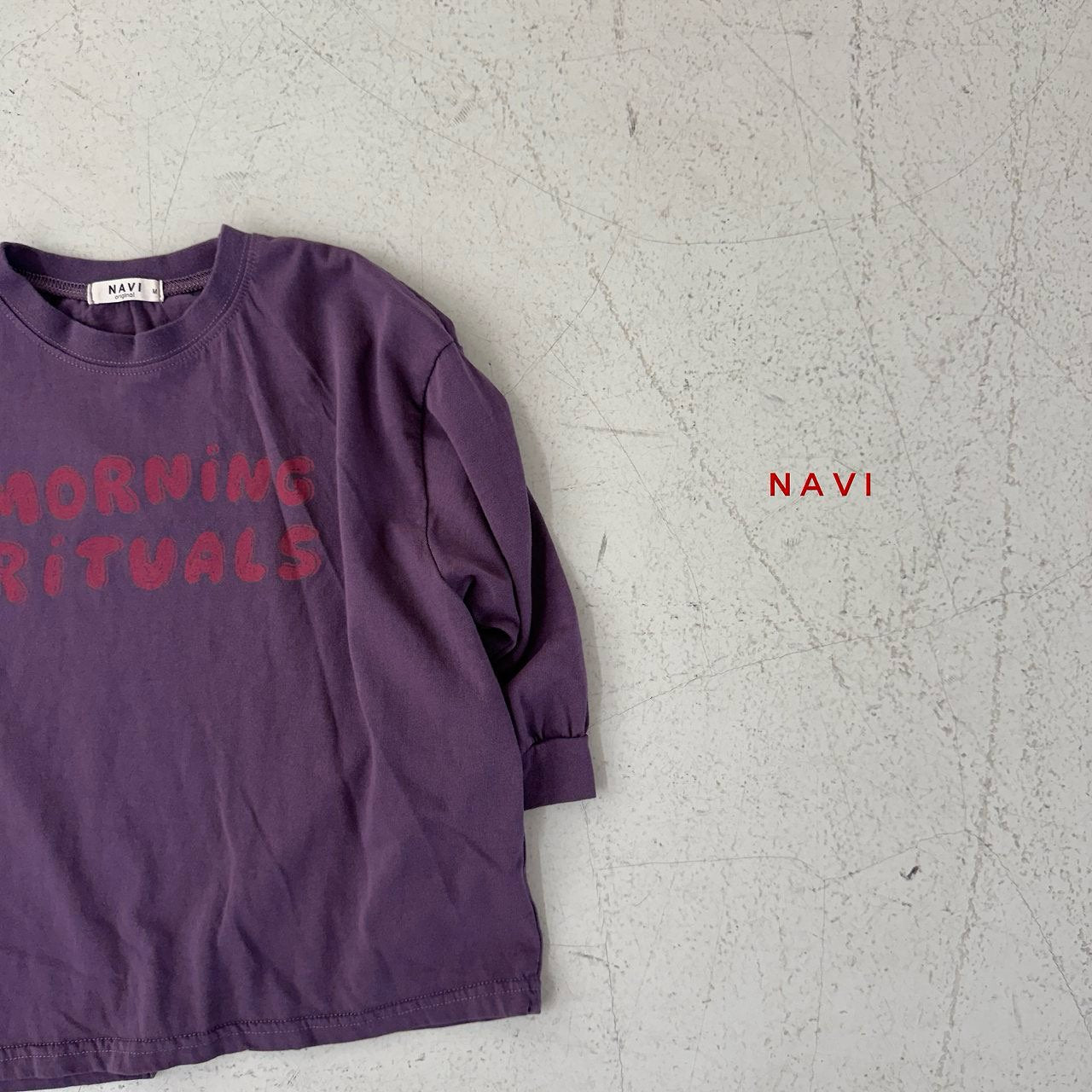 《予約》Routine Long Tee / navi.