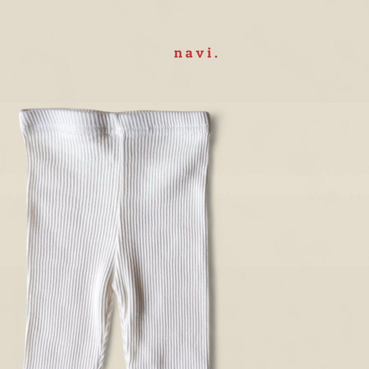 《予約》Rib Leggings / NAVI.