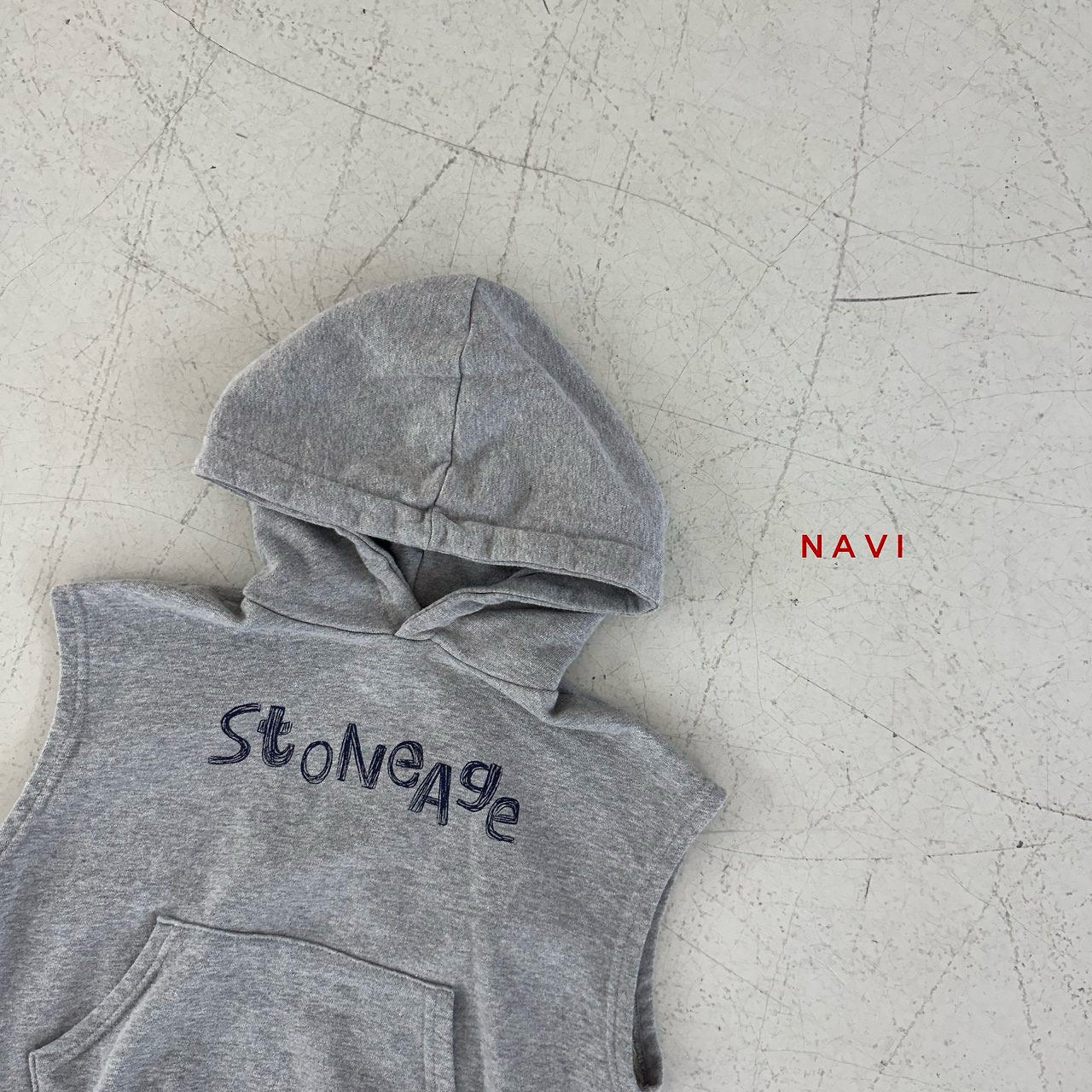 《予約》Stone Hooded Vest / navi.