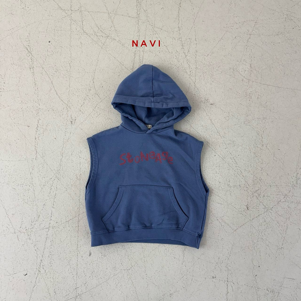 《予約》Stone Hooded Vest / navi.