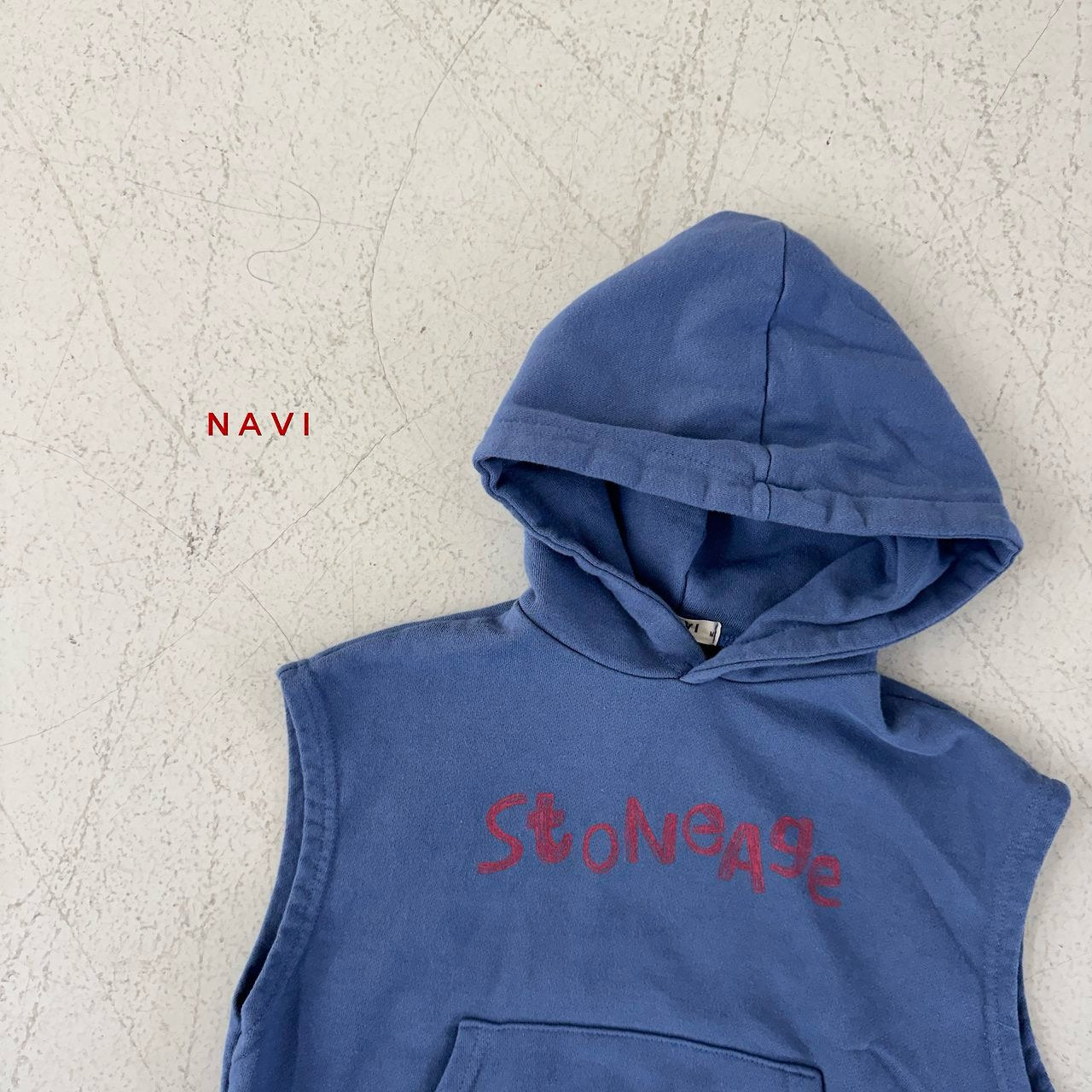 《予約》Stone Hooded Vest / navi.