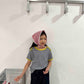 《予約》Heidi Check Kerchief / andbutter