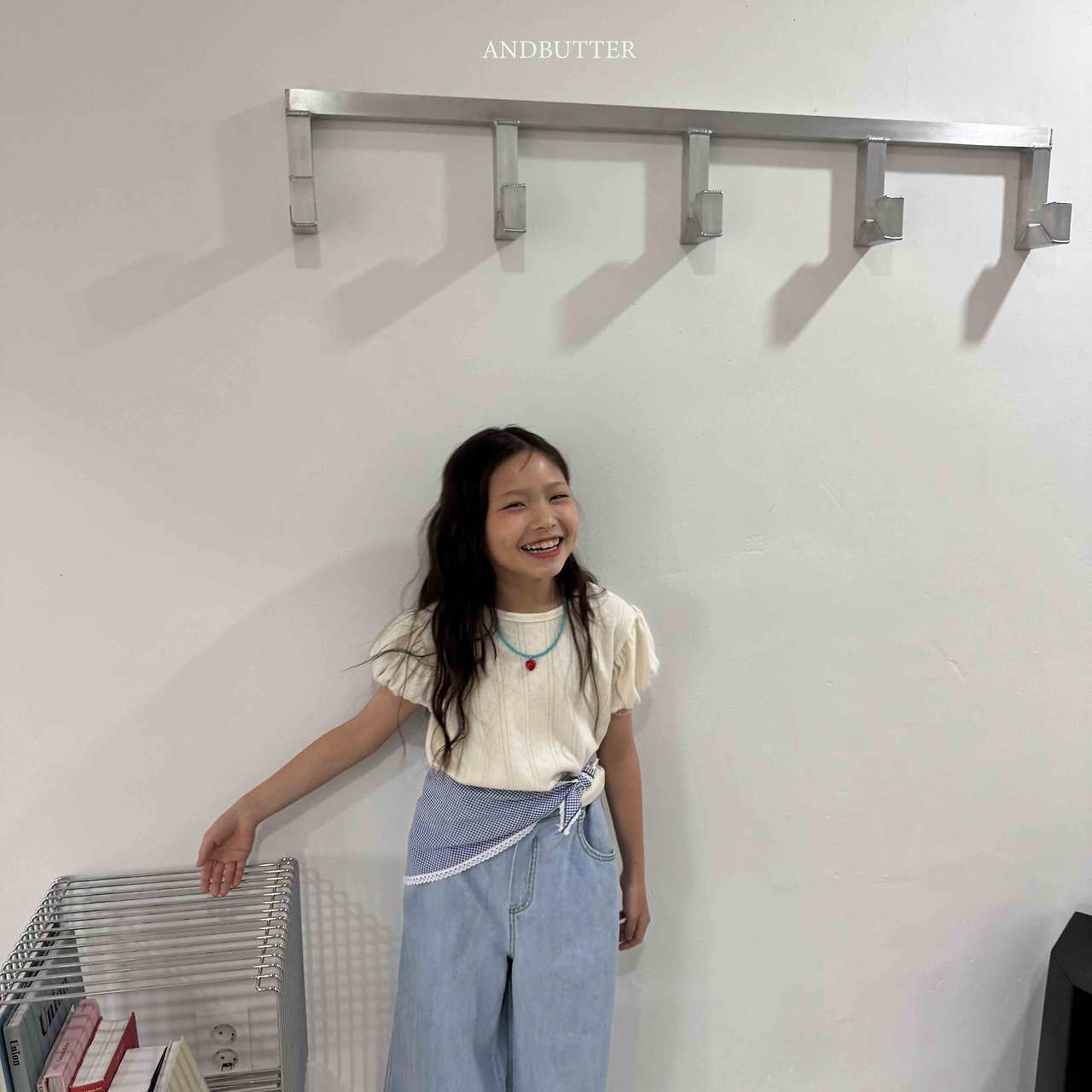 《予約》Heidi Check Kerchief / andbutter