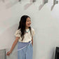 《予約》Heidi Check Kerchief / andbutter