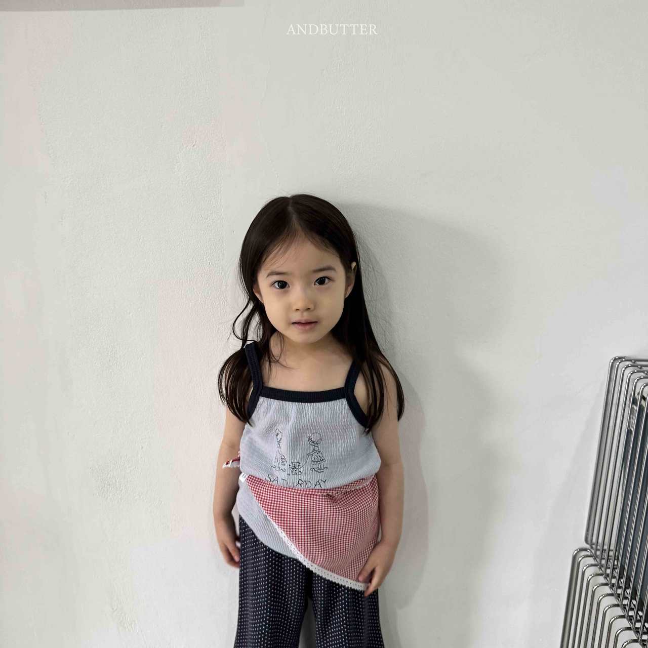 《予約》Heidi Check Kerchief / andbutter