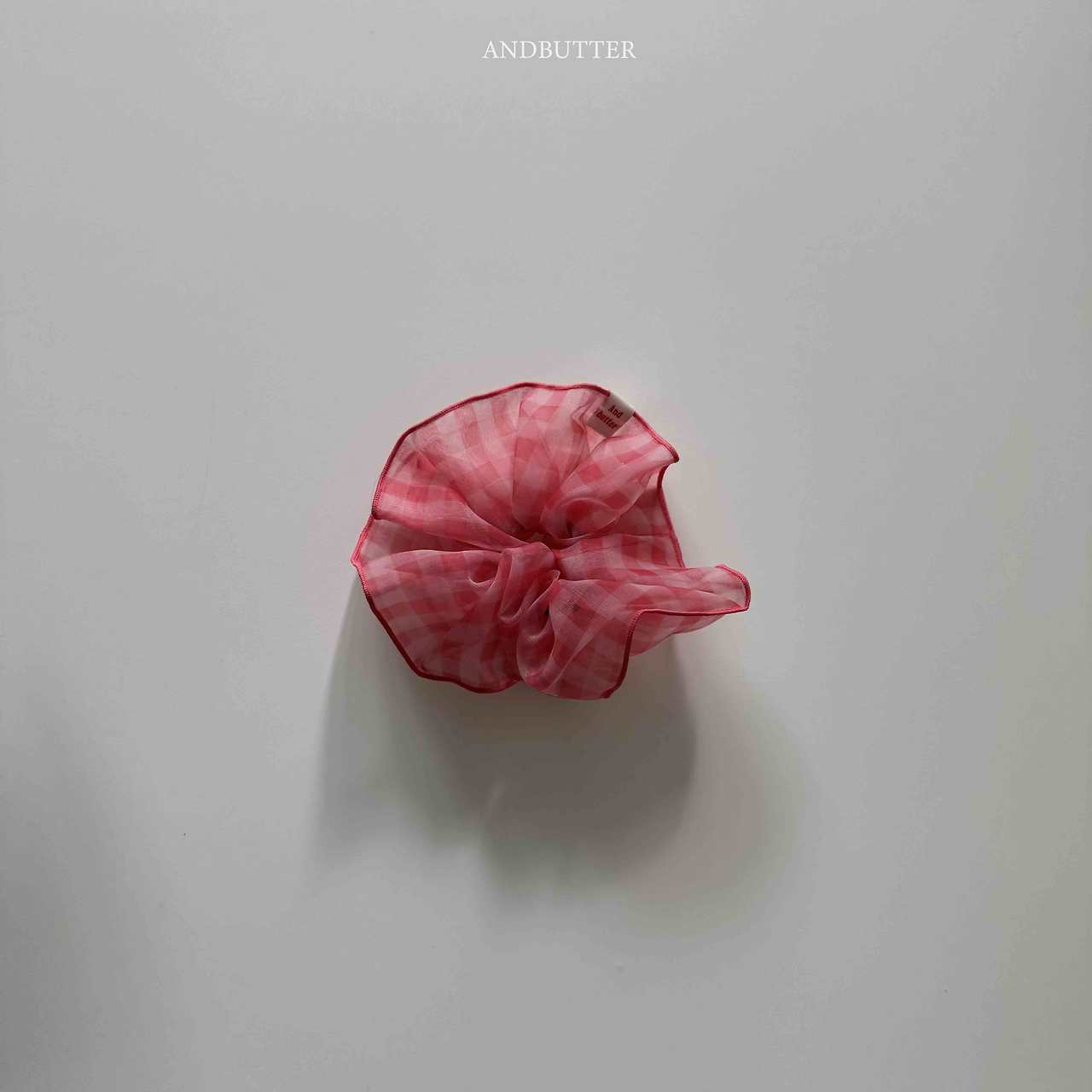 《予約》Check Scrunchie / andbutter