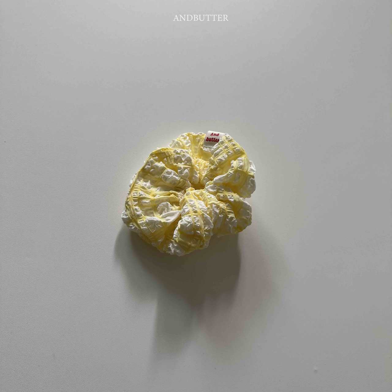 《予約》Check Hair Scrunchie / andbutter