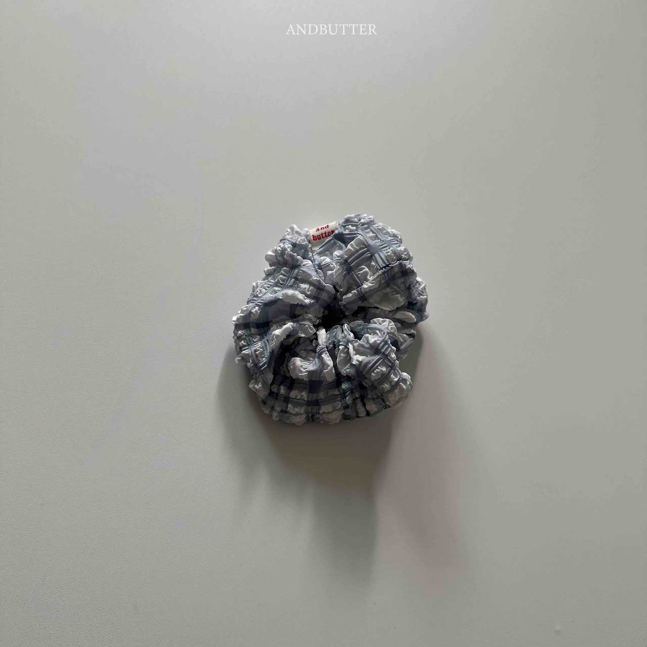 《予約》Check Hair Scrunchie / andbutter