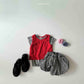 《予約》Check Mini Hair Scrunchie / andbutter