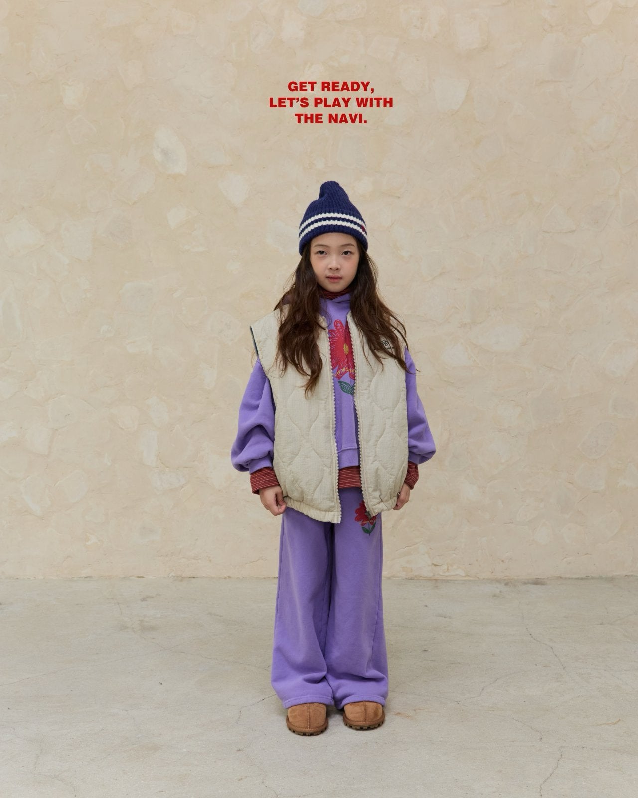 《予約》Flower Pants / NAVI.