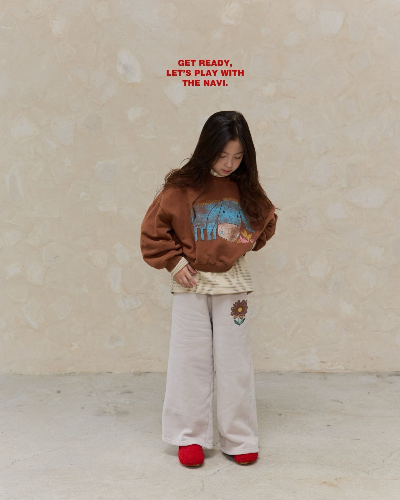 《予約》Flower Pants / NAVI.