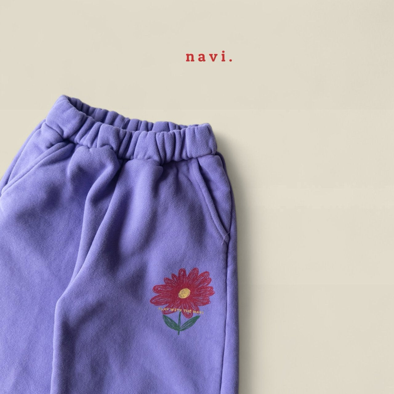 《予約》Flower Pants / NAVI.