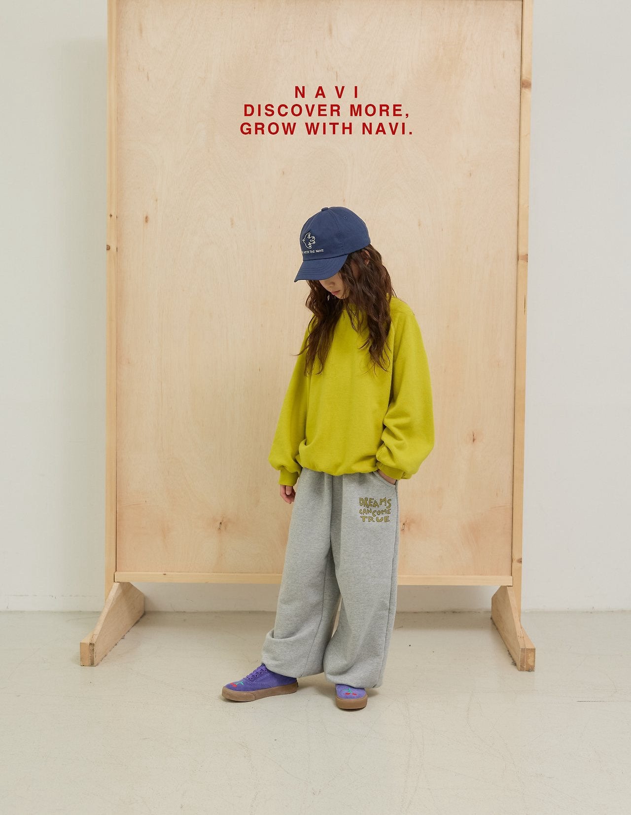 《予約》Accent Crewneck / navi.