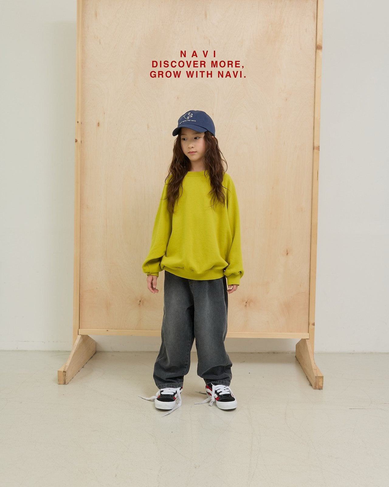 《予約》Accent Crewneck / navi.
