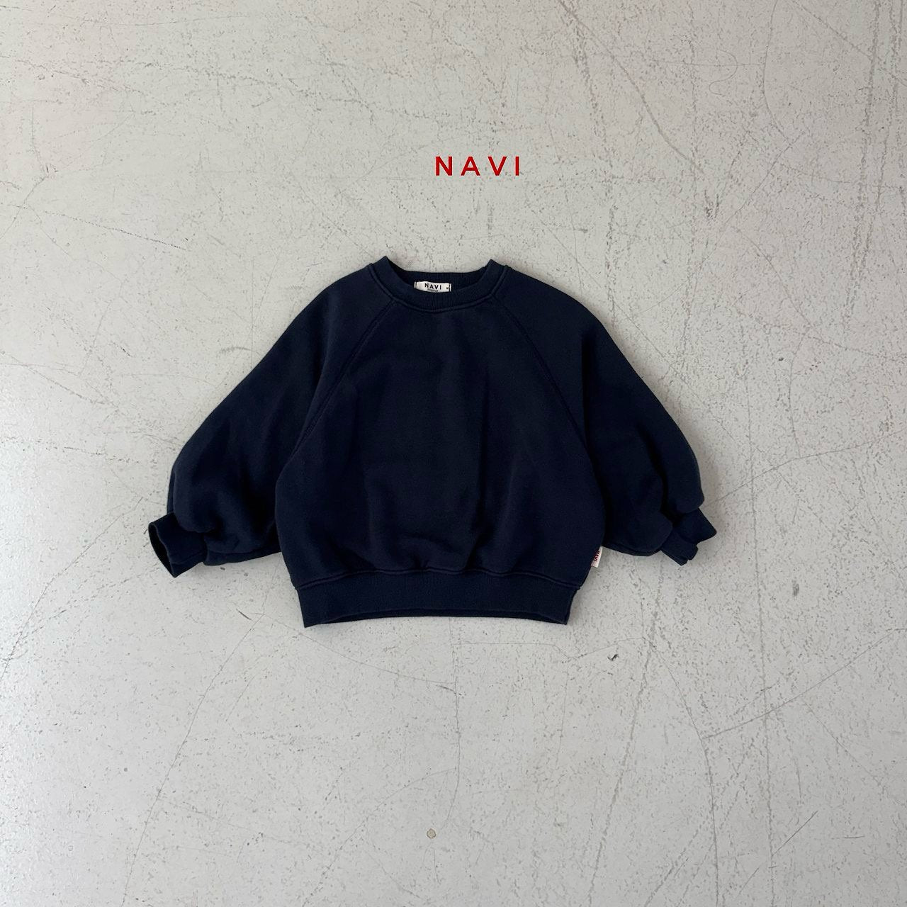 《予約》Accent Crewneck / navi.