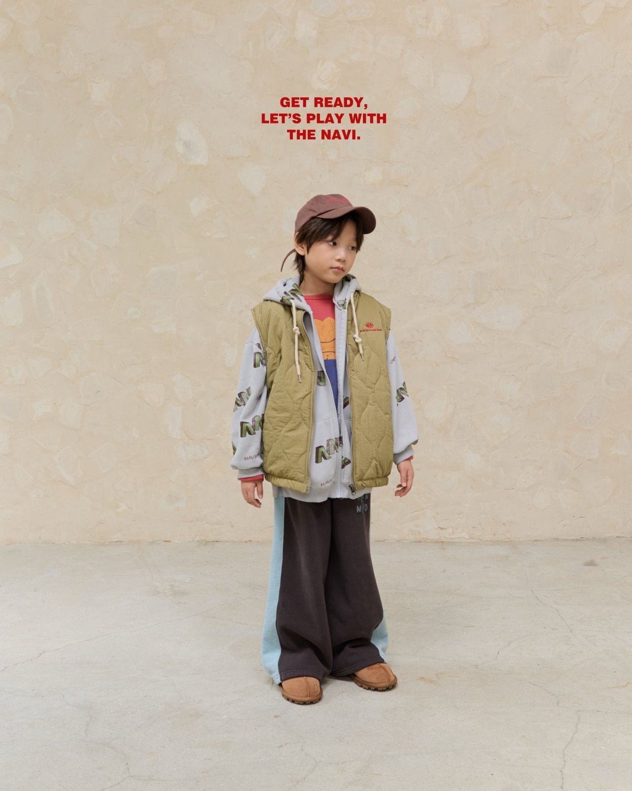 《予約》Padded Vest / NAVI.