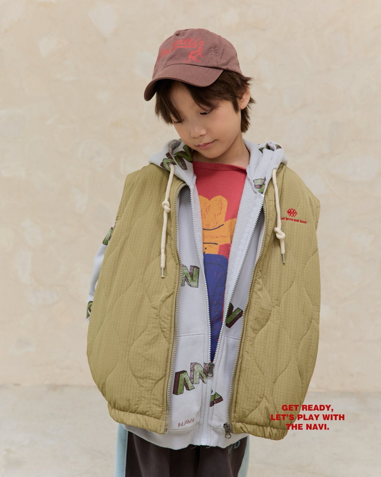 《予約》Padded Vest / NAVI.