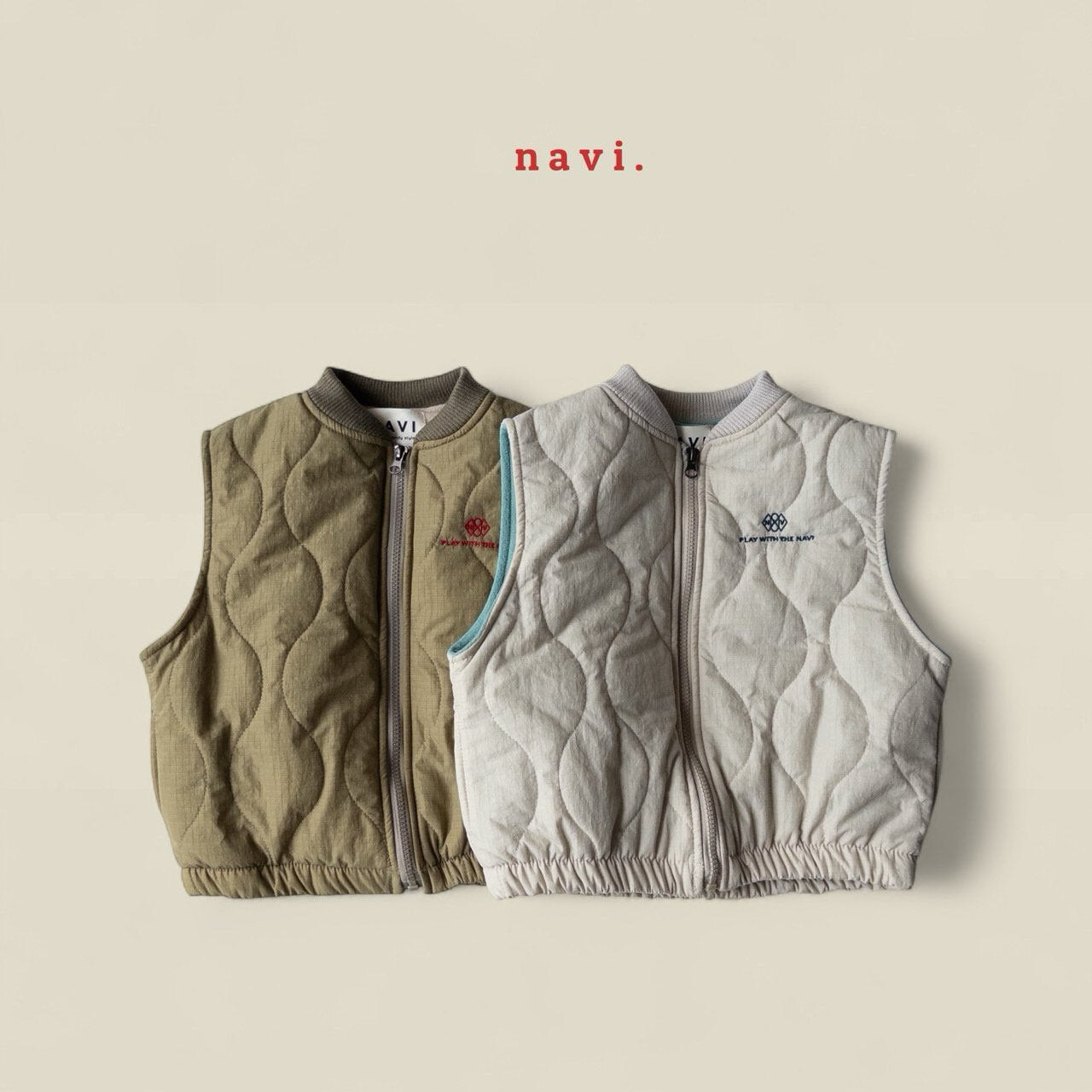 《予約》Padded Vest / NAVI.