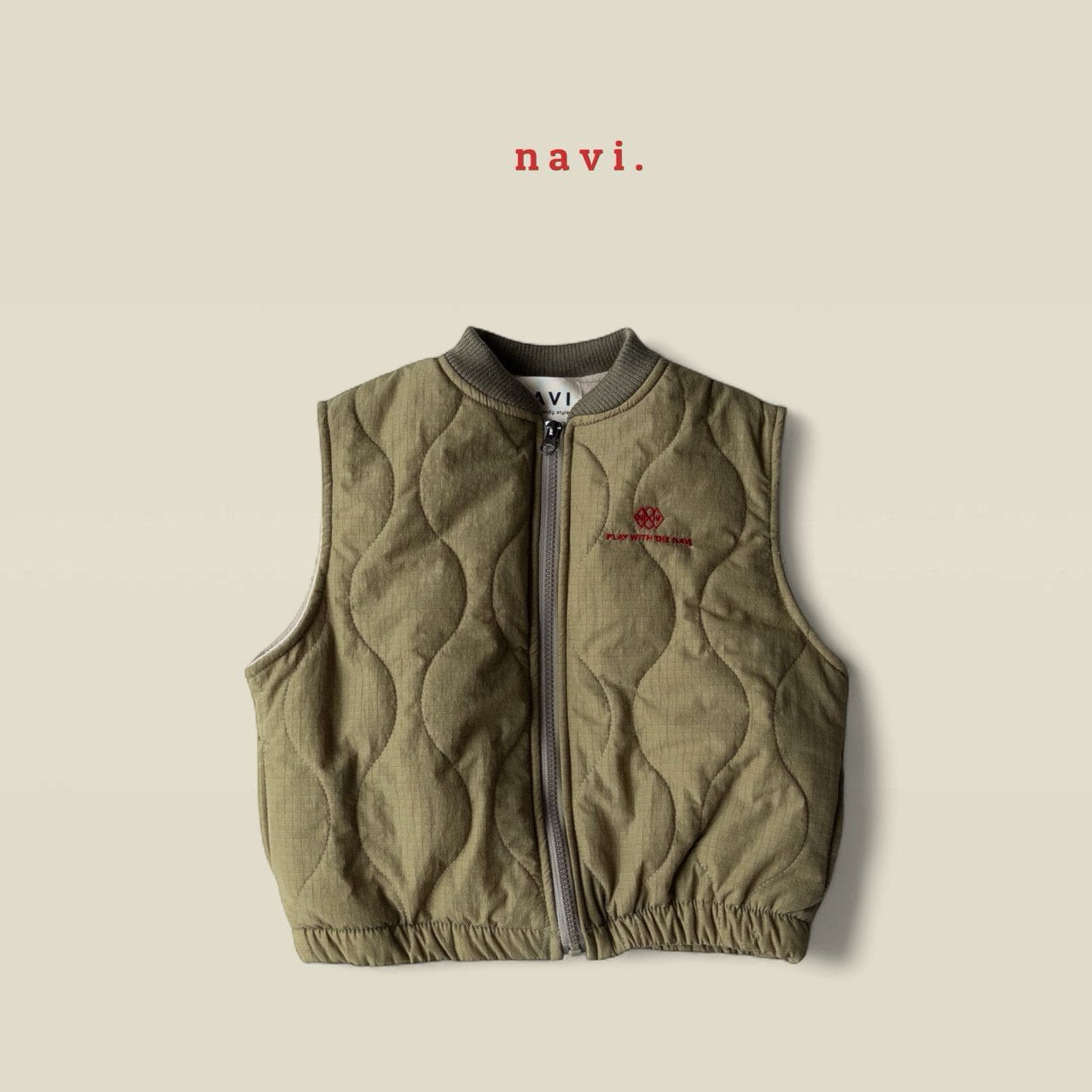 《予約》Padded Vest / NAVI.