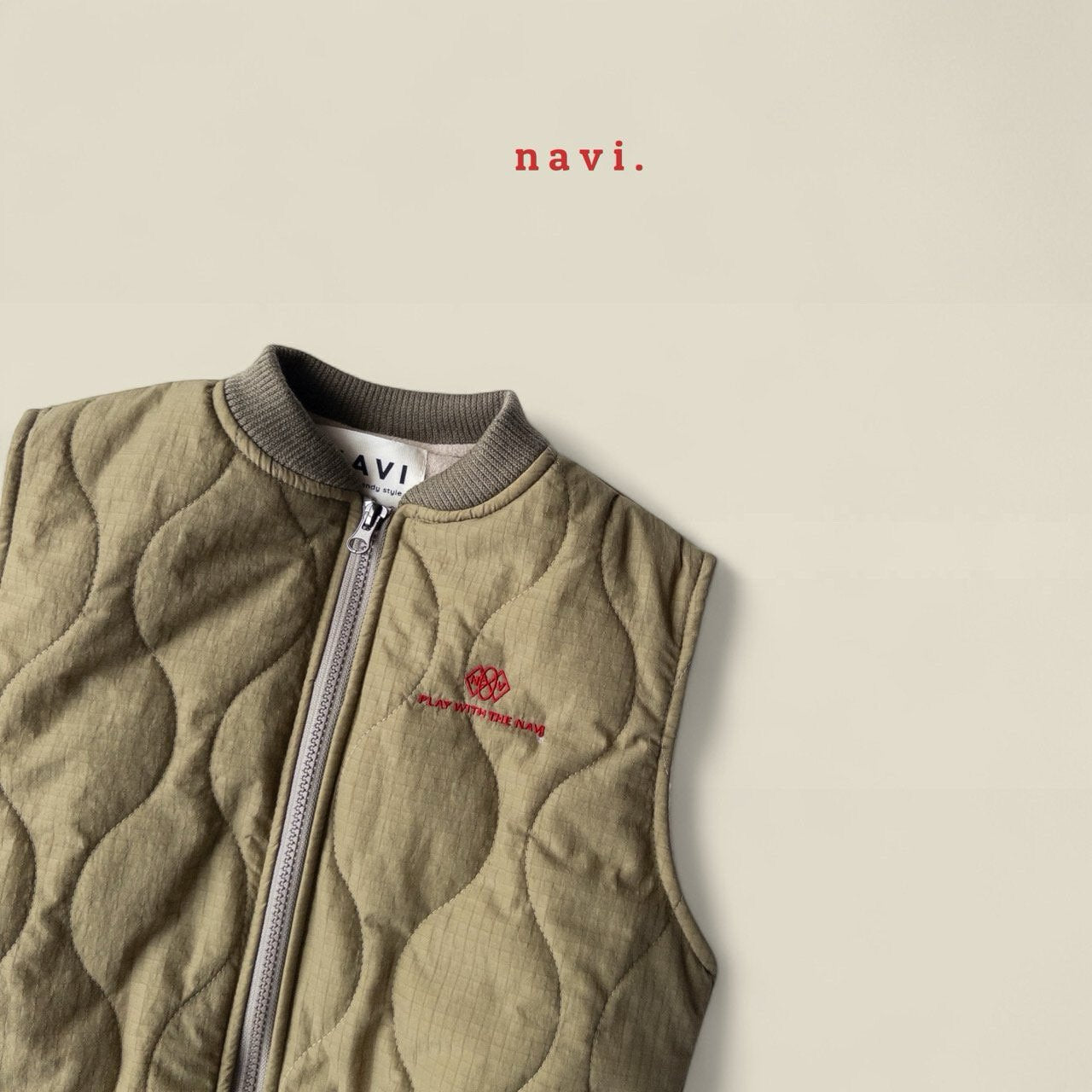 《予約》Padded Vest / NAVI.