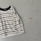 《予約》Classic Stripe T-Shirt / navi.