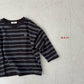 《予約》Classic Stripe T-Shirt / navi.