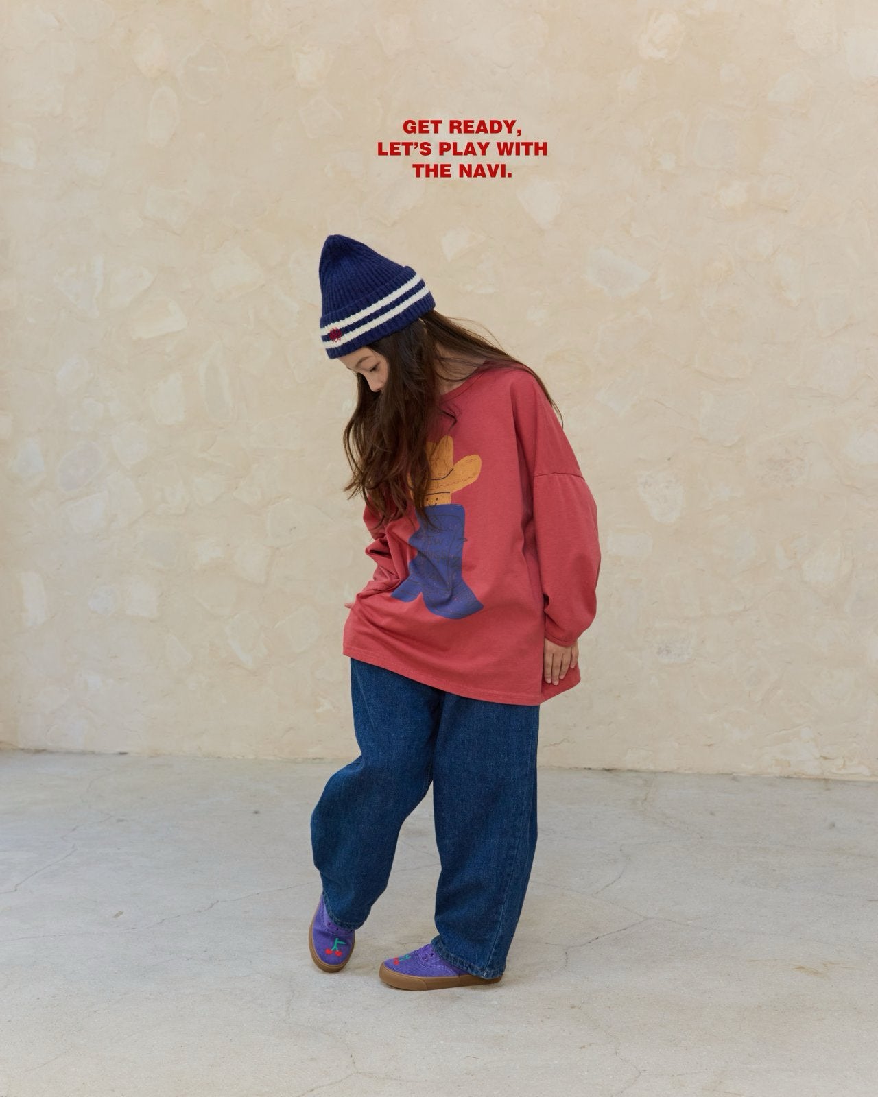 《予約》Two Duck Denim Pants / NAVI.