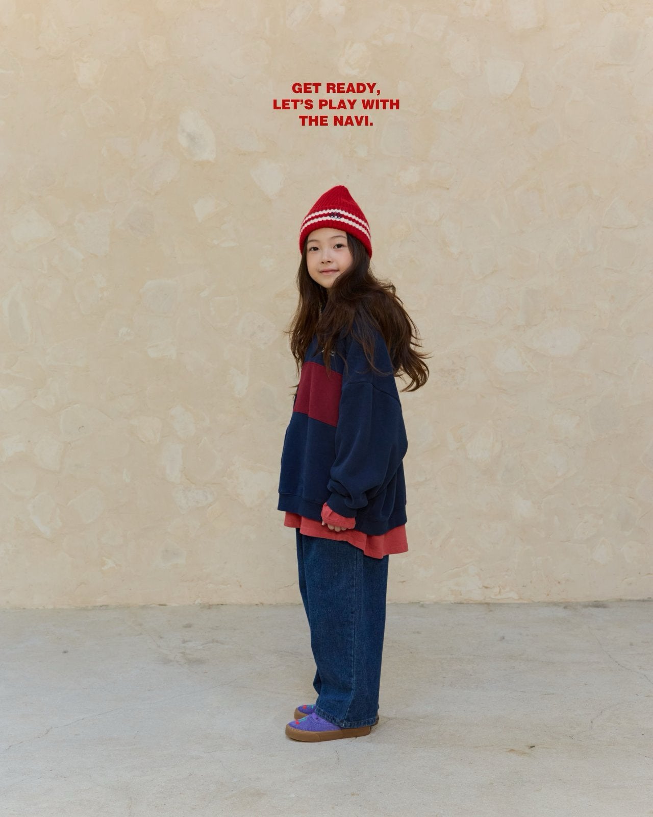 《予約》Two Duck Denim Pants / NAVI.