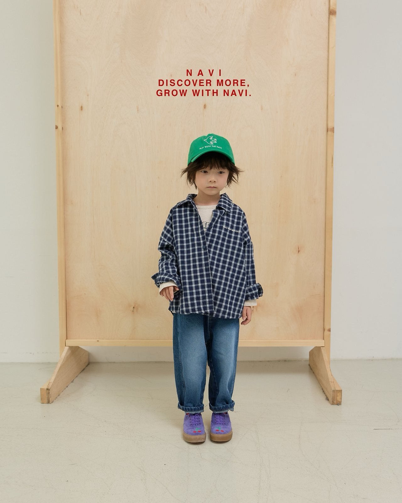 《予約》Eddie Baggy Denim Pants  / navi.