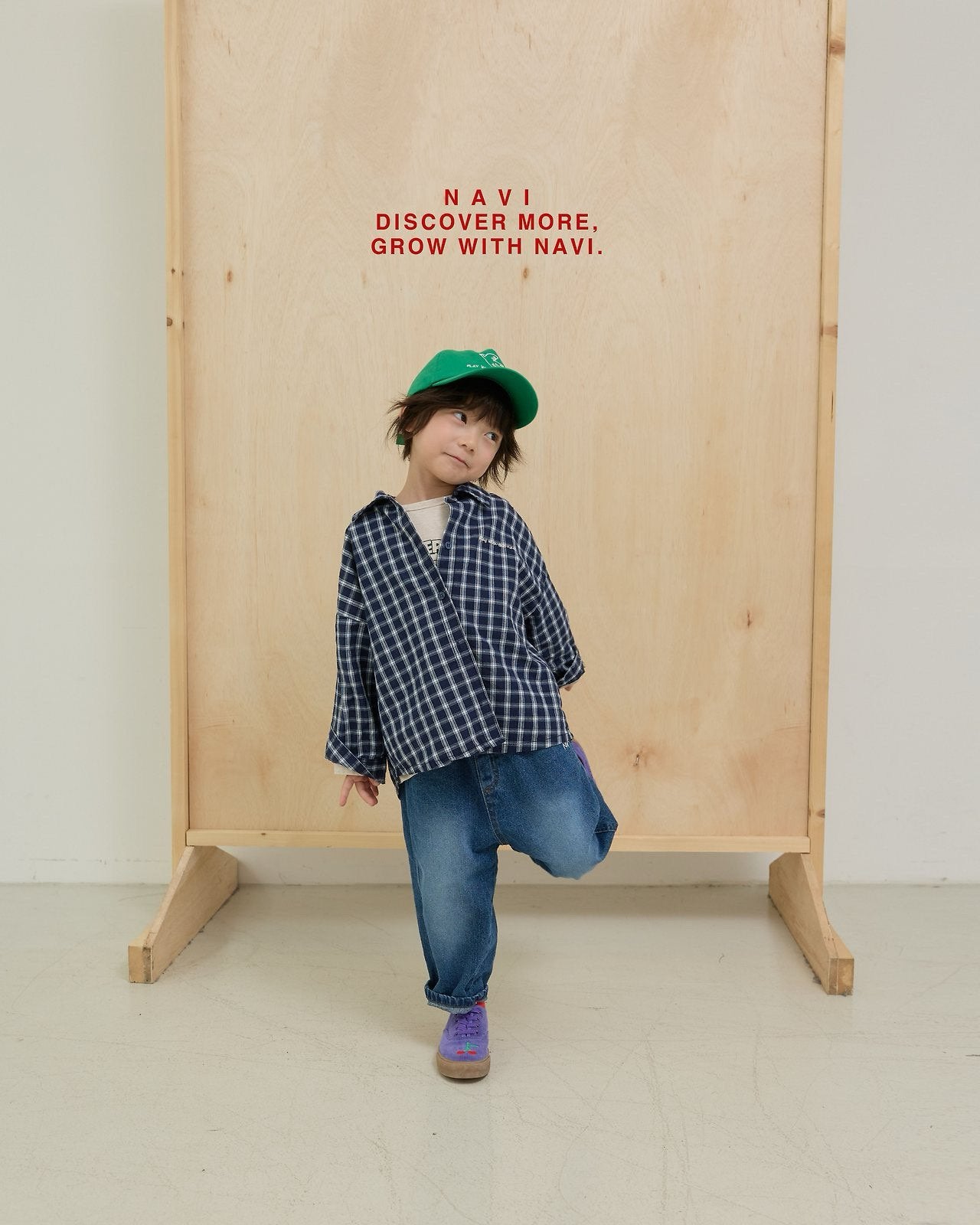 《予約》Eddie Baggy Denim Pants  / navi.