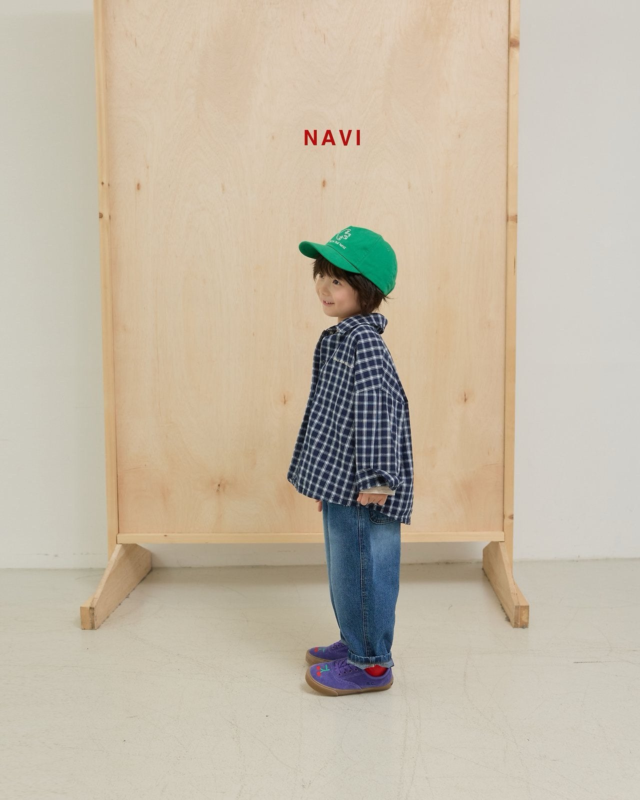 《予約》Eddie Baggy Denim Pants  / navi.