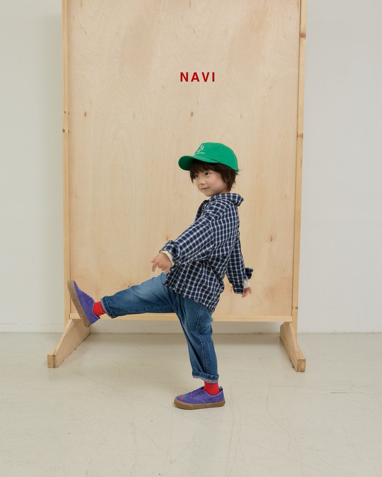《予約》Eddie Baggy Denim Pants  / navi.