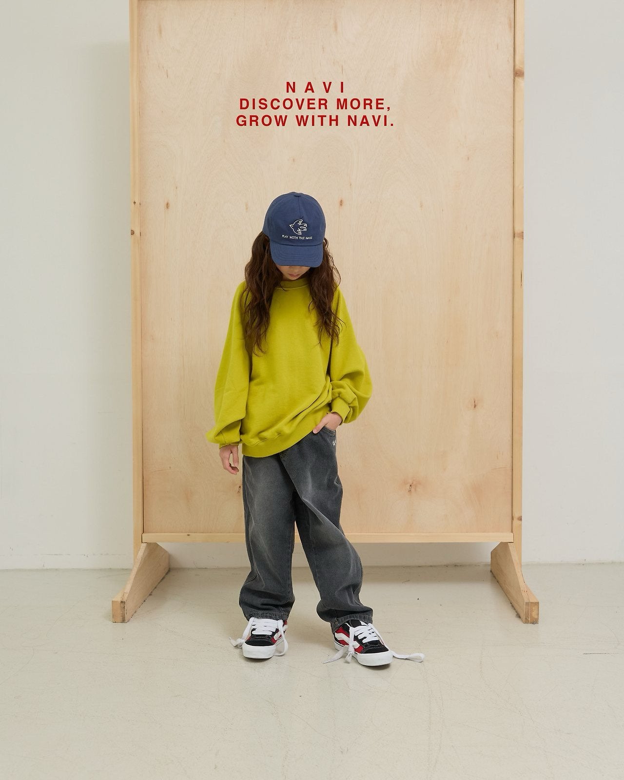 《予約》Eddie Baggy Denim Pants  / navi.