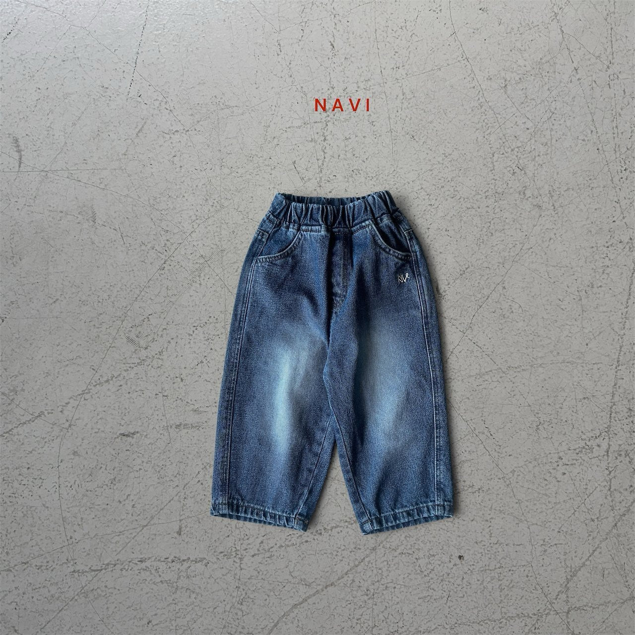 《予約》Eddie Baggy Denim Pants  / navi.