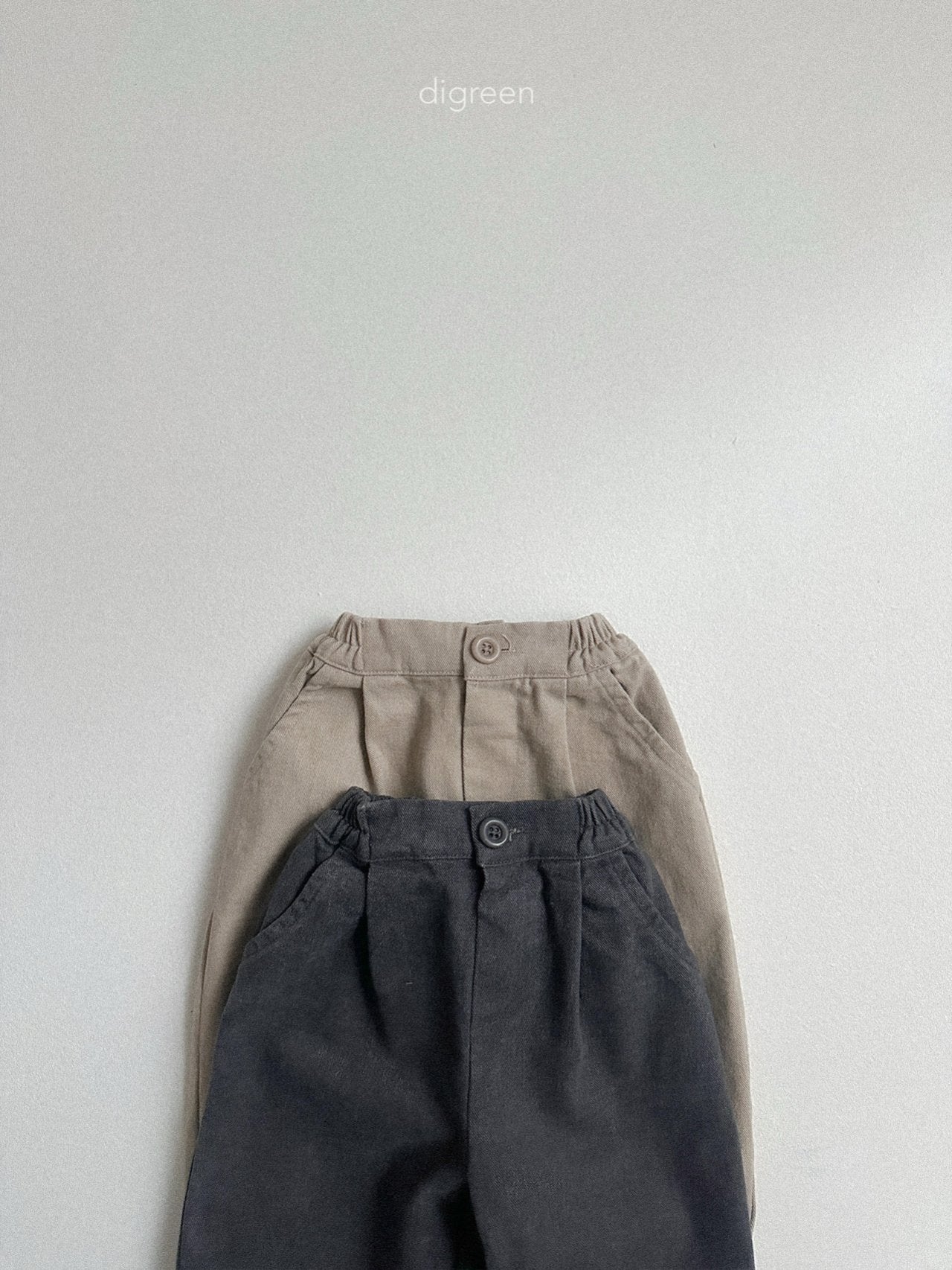 《予約》Minimal Pin Tuck pants / digreen