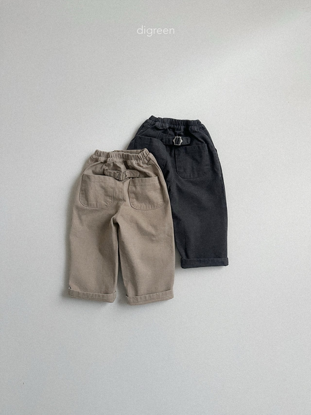 《予約》Minimal Pin Tuck pants / digreen