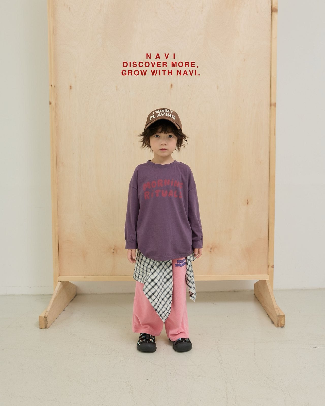 《予約》Flower Pants / navi.