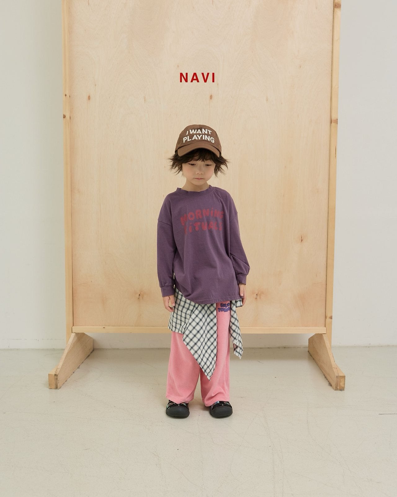 《予約》Flower Pants / navi.