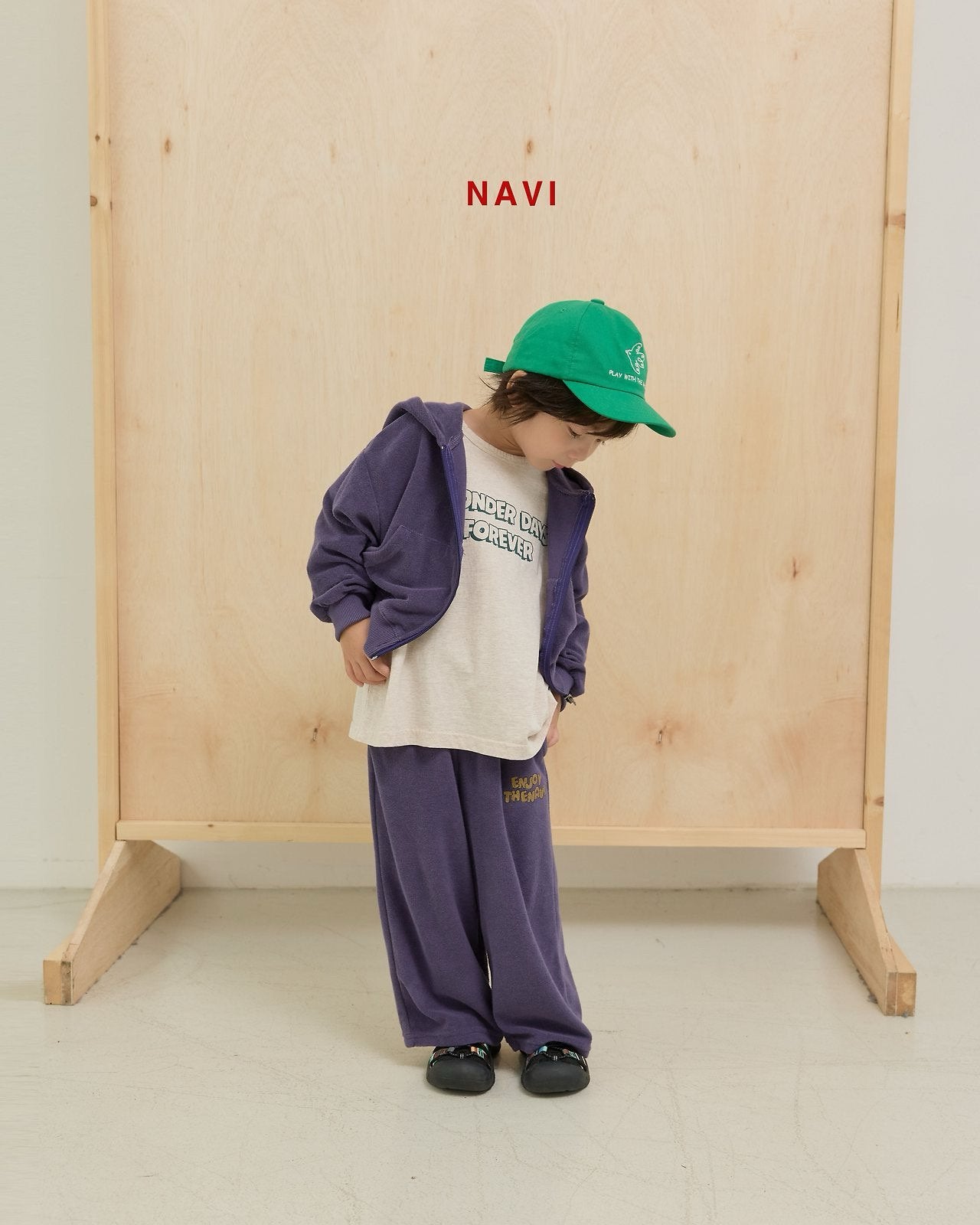 《予約》Flower Pants / navi.