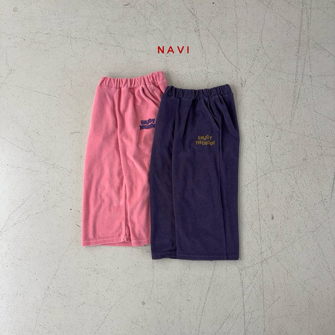 《予約》Flower Pants / navi.