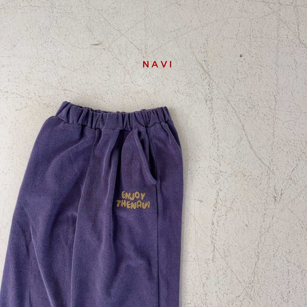 《予約》Flower Pants / navi.