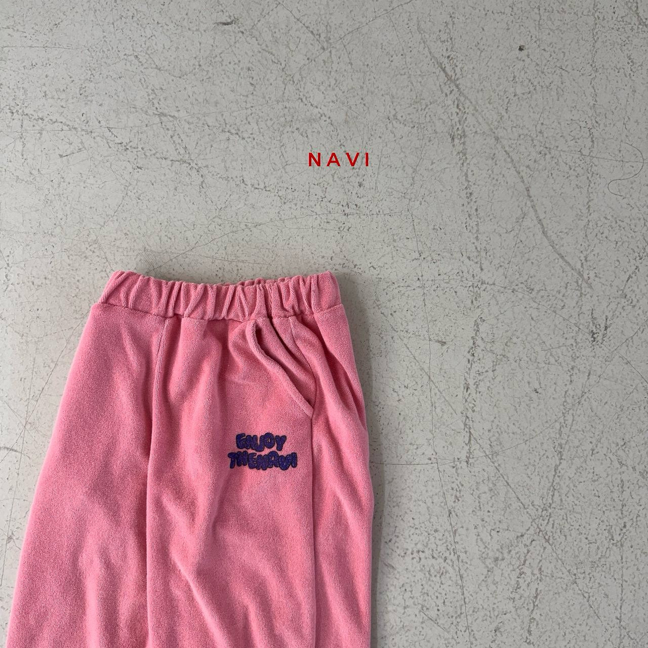 《予約》Flower Pants / navi.