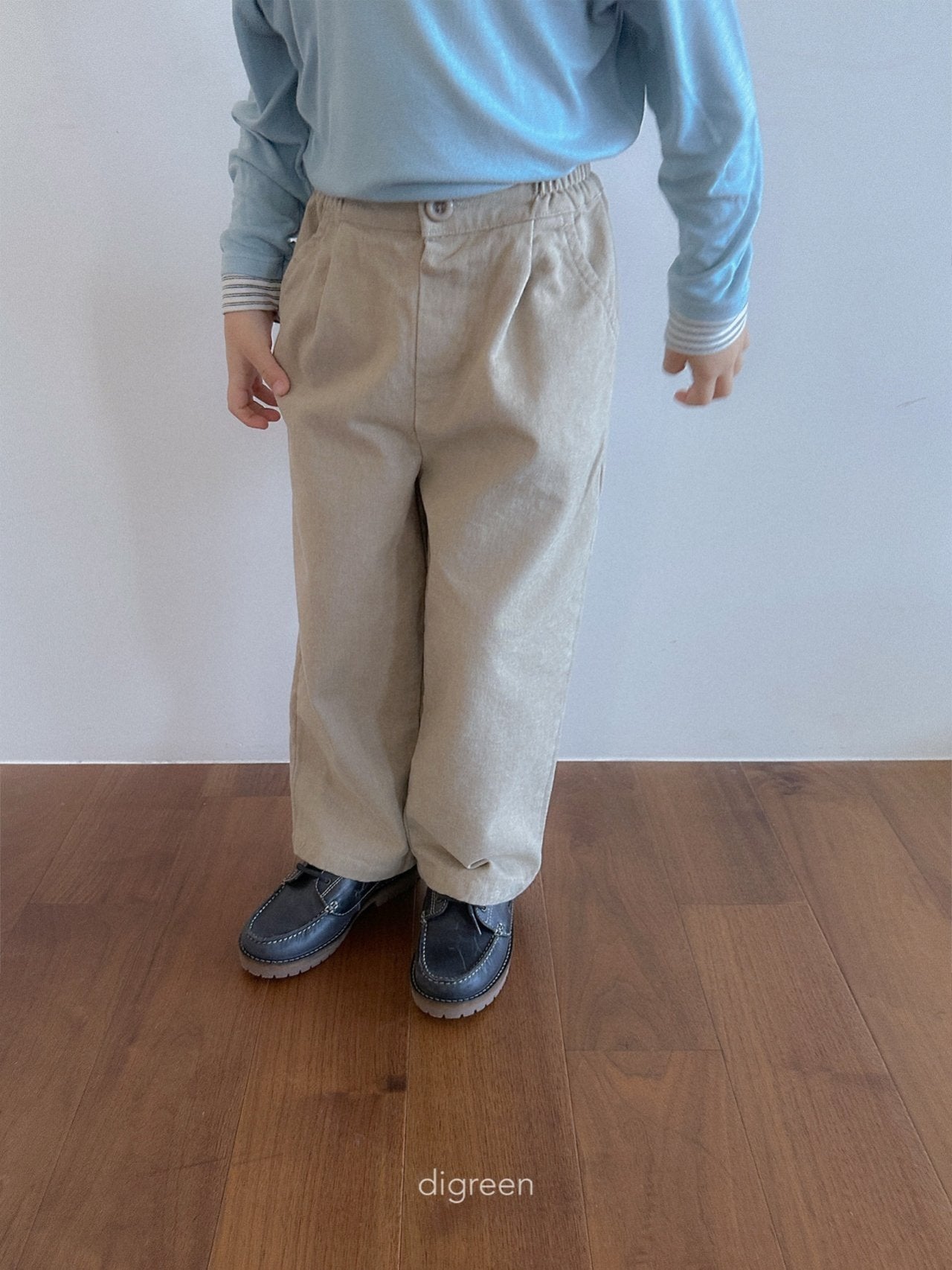 《予約》Minimal Pin Tuck pants / digreen