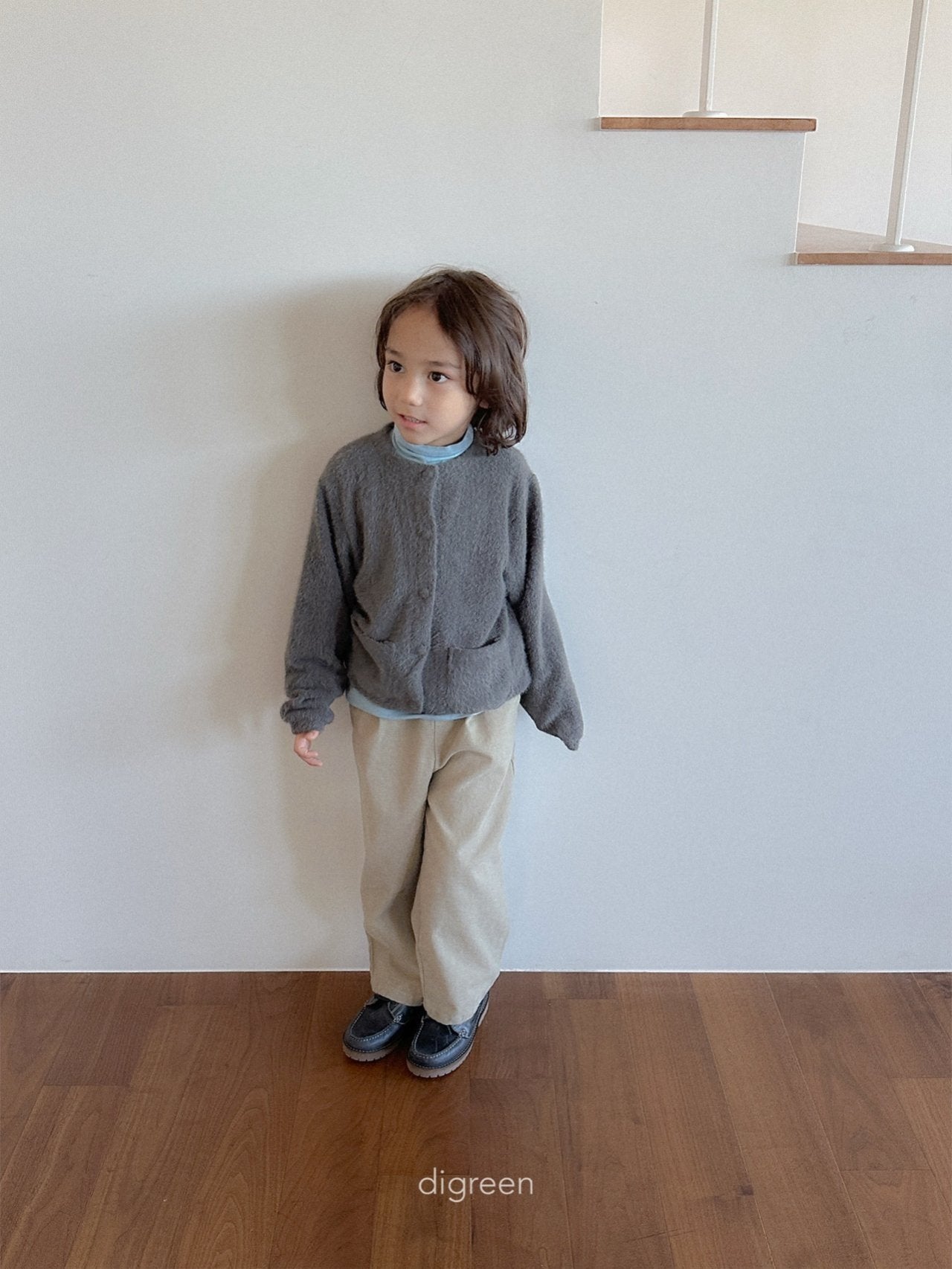 《予約》Minimal Pin Tuck pants / digreen