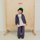《予約》Flower Hooded Sweatshirt / navi.